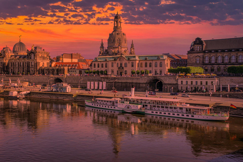 Vanuit Praag: Kerstmarkten en rondleiding door de oude stad in Dresden