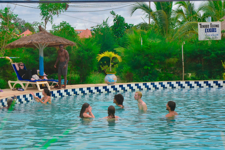 From Dakar: Pink Lake with ATV, canoe, lunch, and swimming pool PINK LAKE: FULL DAY TRIP, ATV, CANOE, CAMEL, HORSE, LUNCH,