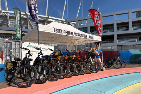 Vancouver Seawall: 3 Hour EBike Rental From Premium Location