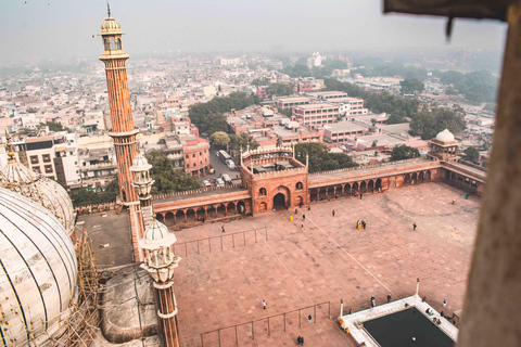 4-hour Old Delhi Heritage Walking tour with Rickshaw Ride Includes Hotel Pick-up & drop-off