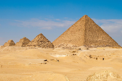 ⁠From Hurghada: Full-Day Trip to Cairo by Plane Option 3 - Giza Pyramids Tour with Optional Museum Visit
