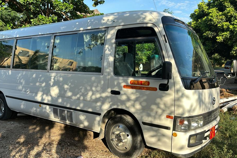 Bus Transfer service from airport to anywhere in Zanzibar