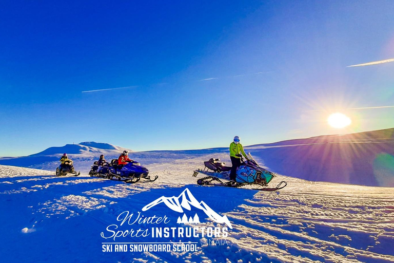 Snowmobile Tour In Bucegi Mountains Guided Snowmobile Tour