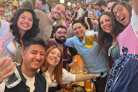 Munich: Oktoberfest Guided Tour with Beer Tent Table & Meal