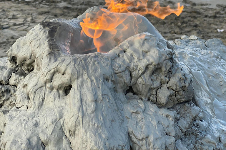 Qobustan-Felszeichnungen, Schlammvulkane, Feuertempel Ateshgah, Yan