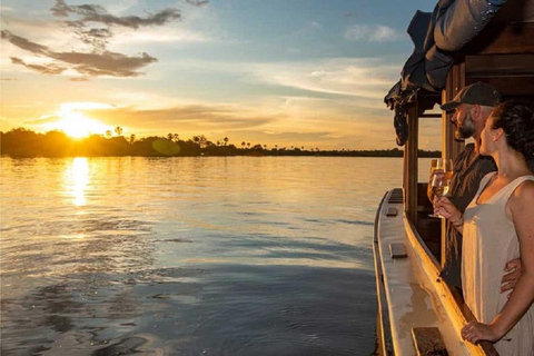 Victoria Falls: Zambezi River Ra-Ikane Cruise with Drinks