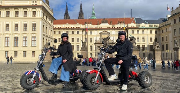 Grand City Tour on Electric Trike in Prague - Live Guided
