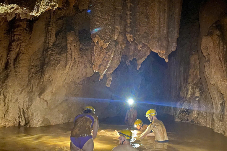 Phong Nha: Zipline Dark Cave & Paradise Cave Exploration Option 4: Full Adventure Experience - Drop-off in Hue