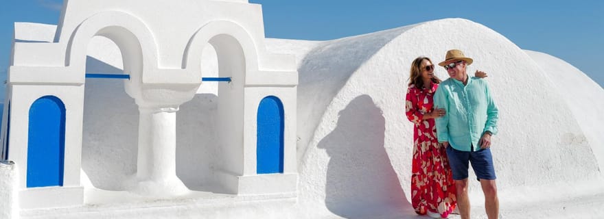 Santorin : Excursion à terre en petit groupe de 4 heures avec marche minimum