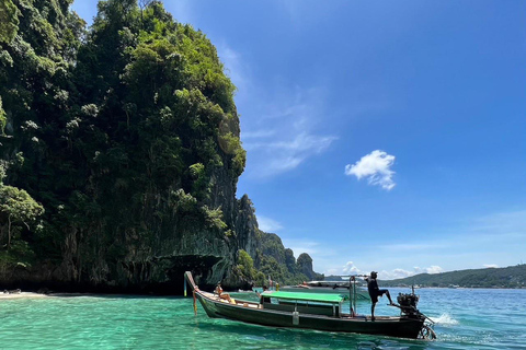 De Phi Phi: viagem de 1 dia para mergulho com snorkel em um barco de cauda longa