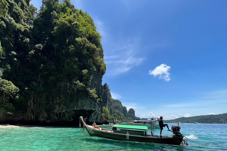 Au départ de Phi Phi : excursion d&#039;une demi-journée en bateau à longue queue pour faire de la plongée en apnée