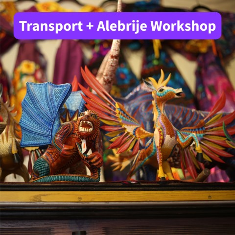Visit Transportation + San Martin Tilcajete Guided Tour + Alebrije in Oaxaca