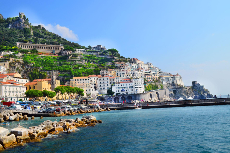 GEDEELDE Tour Sorrento, Amalfikust en Pompeii vanuit Napels