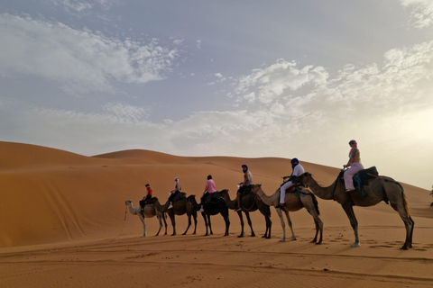 4 days Sahara desert tour from marrakech to merzouga dunes 4 Daus Sahara Tour With Luxury Desert Camp