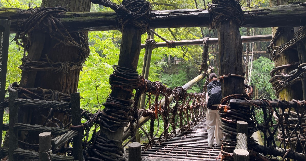 Iya Valley e ponte di liane Kazurabashi — Tokushima, Giappone