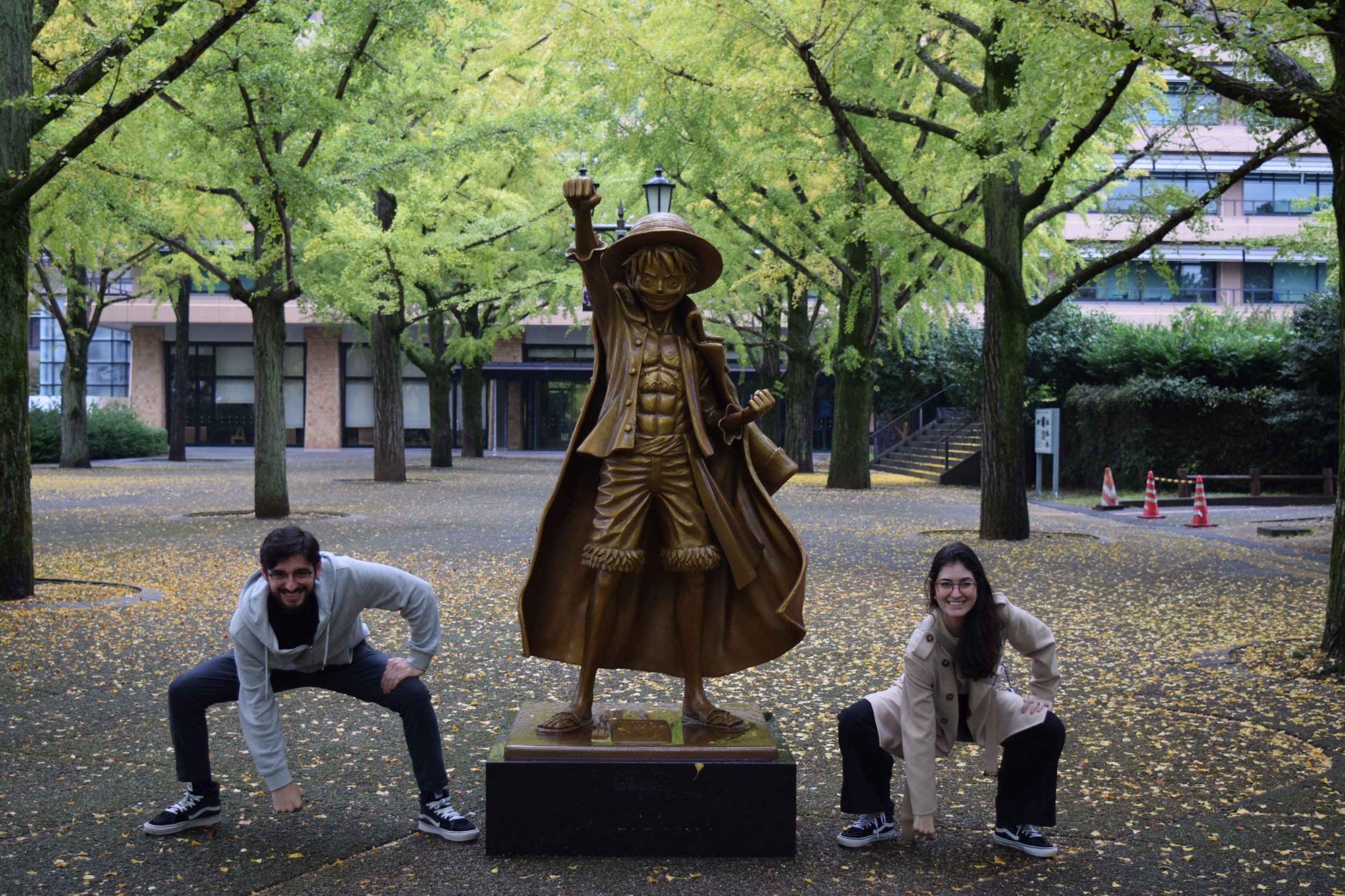 Private Deluxe-Tour: Aso, One Piece-Statuen und Schreinbesuch