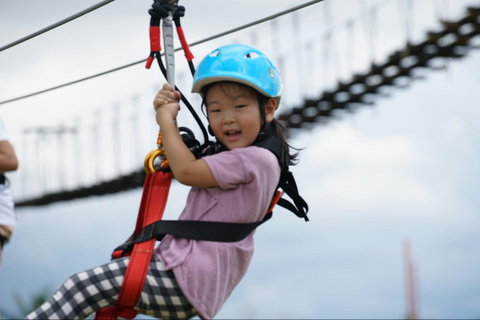 Pattaya: Soar like Tarzan on an Exciting Zipline Ride Zipline : Small Kid 7 platforms Course