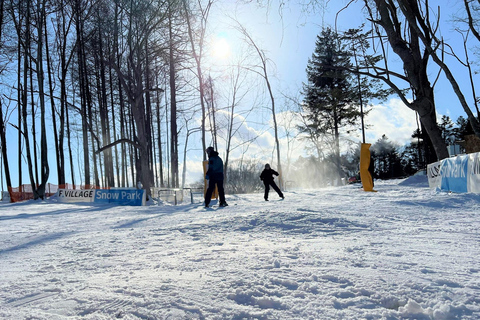 Play with Snow! at HOKKAIDO Snow park & Outlet Shopping Skiing and sledding experience full set plan