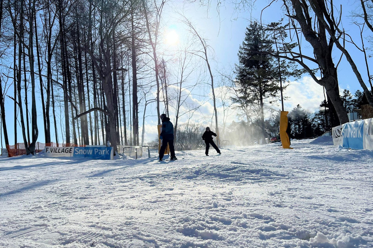 Play with Snow! at HOKKAIDO Snow park & Outlet Shopping Skiing and sledding experience full set plan