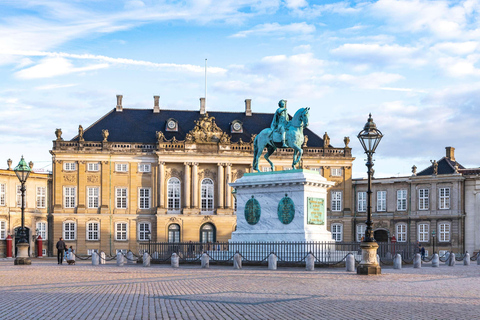 Rondvaart door de grachten in Kopenhagen en stadswandeling Nyhavn3 uur: rondleiding door de oude binnenstad en boottocht