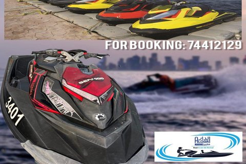 Doha, Qatar. old doha port "Jetski and jet boat rentals".