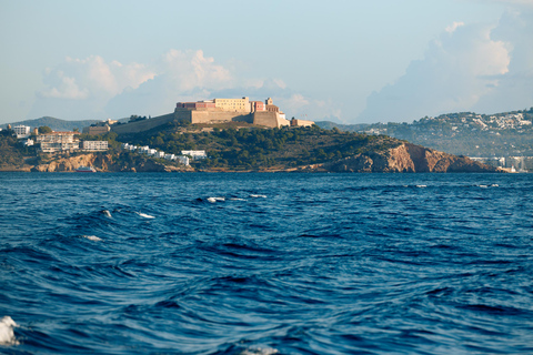 Ibiza: Formentera Boat and Bike Guide Tour +Sunset Party Gold Edition: Formentera Bike & Boat Adventure from Ibiza