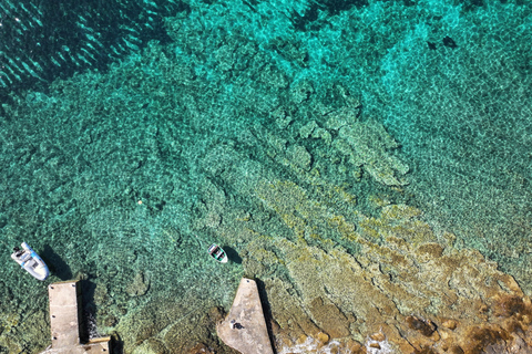 Trogir: Group Blue Lagoon & Secret Bay Tour with Meal Krknjaši Blue Lagoon High season