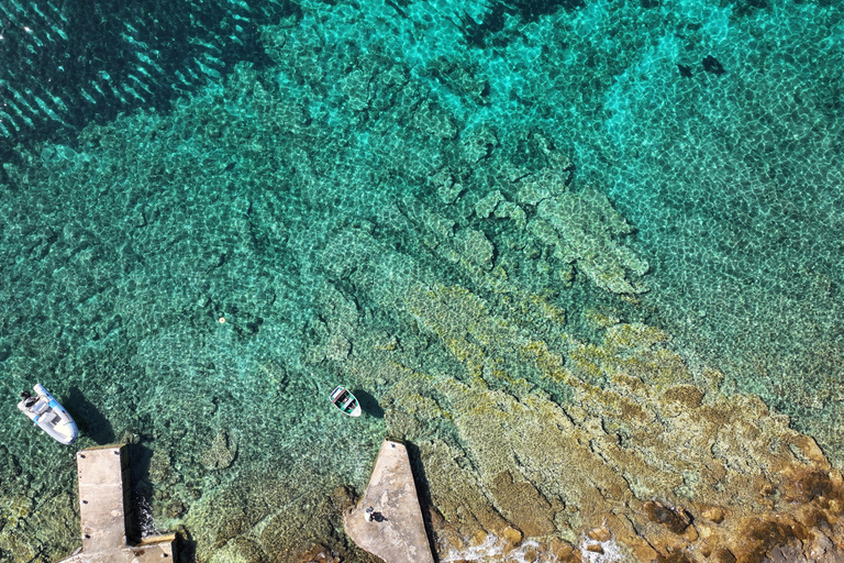 Trogir: Group Blue Lagoon & Secret Bay Tour with Meal Krknjaši Blue Lagoon High season