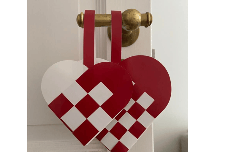 Copenhagen: Paper Hearts Weaving Activity