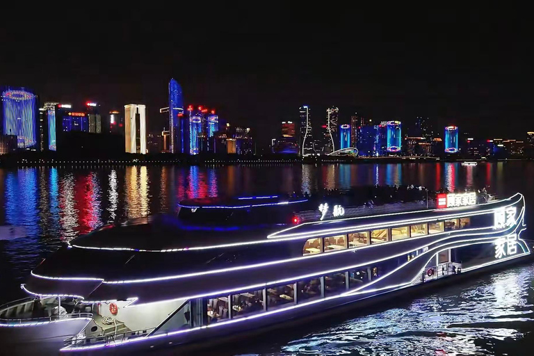 Hangzhou Qiantang River Night Cruise(Ticket) First Deck: Luxury Hall Seating