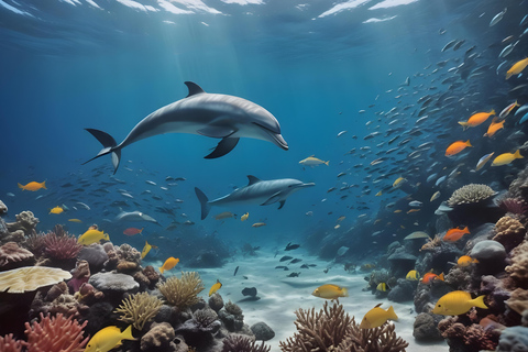 Plongée dans le lagon d&#039;El Gouna et plongée avec les dauphins, avec déjeuner