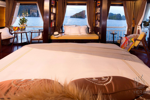 Hanoi: 3D2N Ha Long, Lan Ha Bay by Hera Grand Luxury Cruise From Halong (Check-in at 11:00 AM)