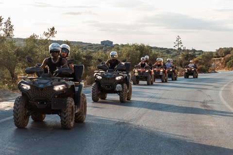 From Heraklion: Quad Safari Wild Crete Evening Tour