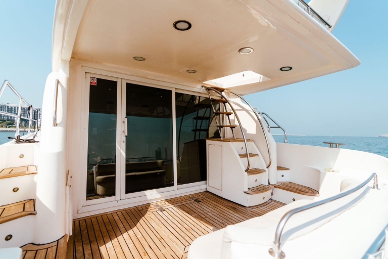 Dubai: Private Luxus-Yacht-Tour auf einer 50-Fuß-Yacht8-Stunden-Kreuzfahrt