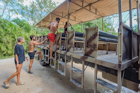 Cancun: ATV, Ziplines and Cenote Adventure in the Jungle Jungle Adventure: ATV, Ziplining & Cenote