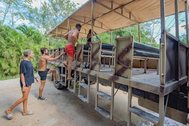 Cancun: ATV, Ziplines and Cenote Adventure in the Jungle Jungle Adventure: ATV, Ziplining & Cenote