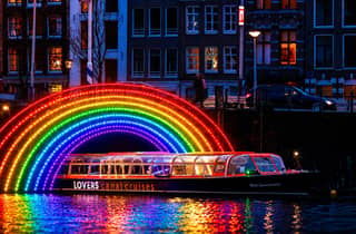 Amsterdam Light Festival: Bootsfahrt mit Heizung + optionale Getränke