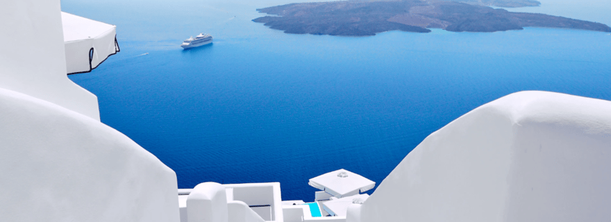 Visite de l'île de Santorin pour les croisiéristes - Petit groupe