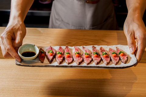 Wagyu & Sake 8 Course Tasting Dinner in Shinjuku