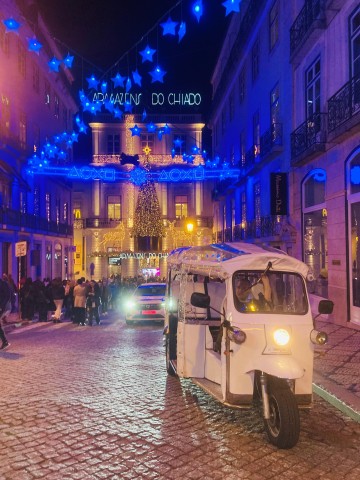 Visit Lisbon Christmas Lights Tour by Tuk Tuk in Lisbon