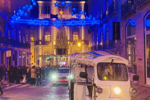 Lissabon: Kerstverlichting Tour per Tuk Tuk