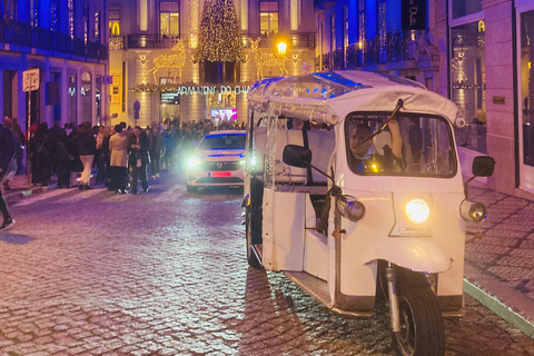 Lisboa: Paseo en Tuk Tuk por las Luces de Navidad