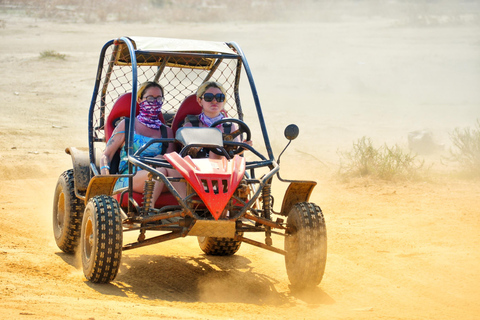 Kuşadası: Buggy Safari Tour - Dune Trails & Beach Swim Family Buggy 4 Person