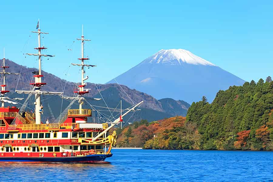 Hakone und Vulkan Fuji: Klassische Tagestour (Seilbahn inklusive). Foto: GetYourGuide Hakone und Vulkan Fuji: Klassische Tagestour (Seilbahn inklusive). Foto: GetYourGuide