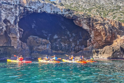 Dénia: Excursión en kayak por la Cova Tallada