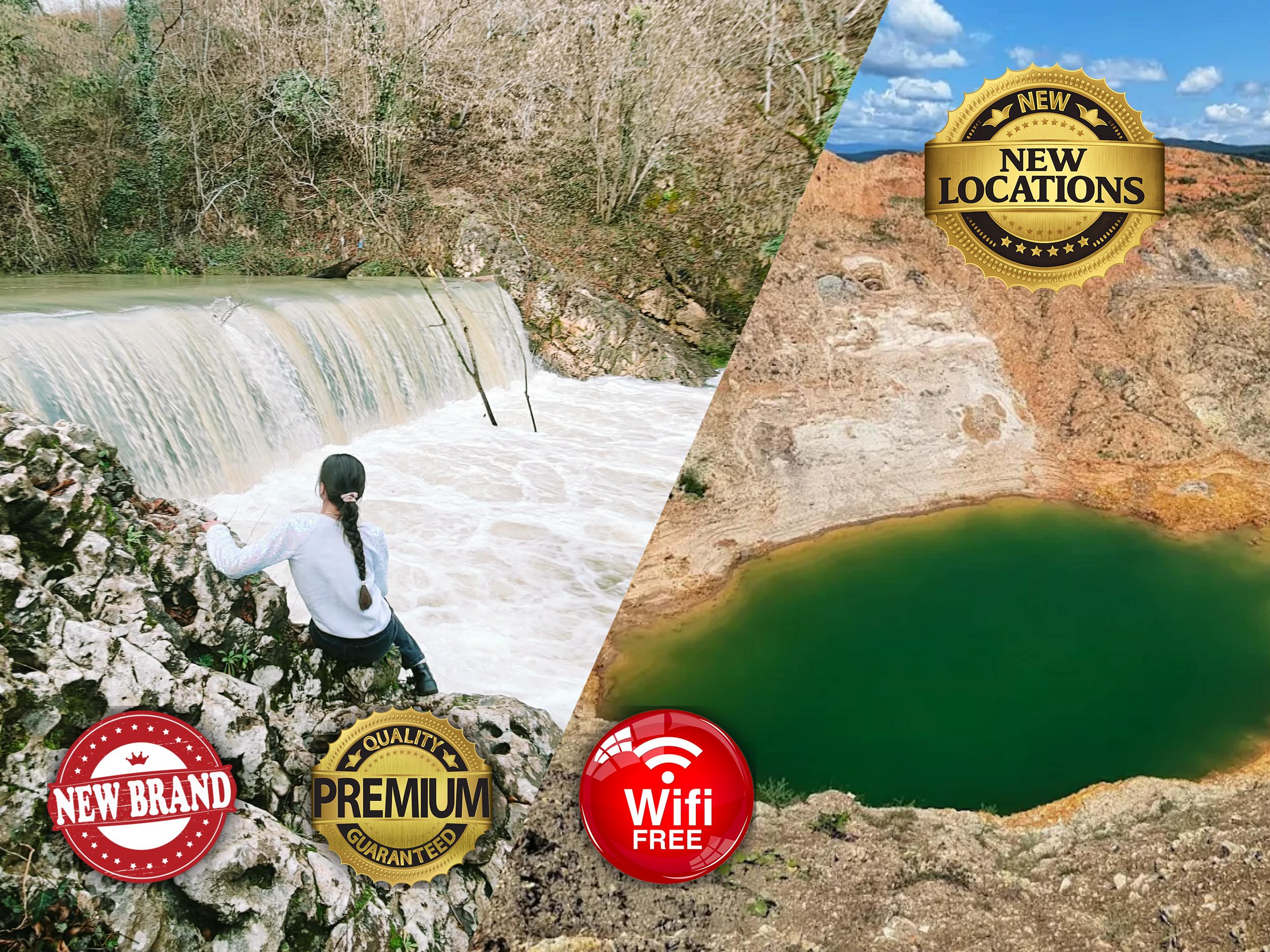 Kutaissi: Geführte Tour zu Höhlen, Wasserfall, See und Geguti-Palast