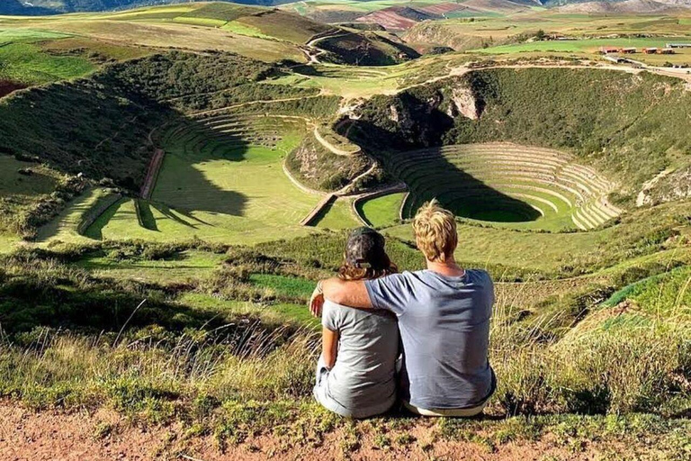Half-day tour to Maras and Moray with local guide and panoramic views