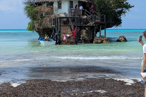 Zanzibar: The Rock, Paje Beach, Jozani Forest & Salaam Cave Prívate tour with No Hotel pick up and drop off.