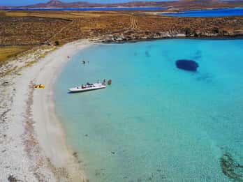 Mykonos: Delos och Rhenia Land Cruise med frukt och snacks