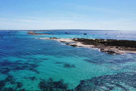 Ibiza: Heldagstur med segelbåt till Formentera med paddel